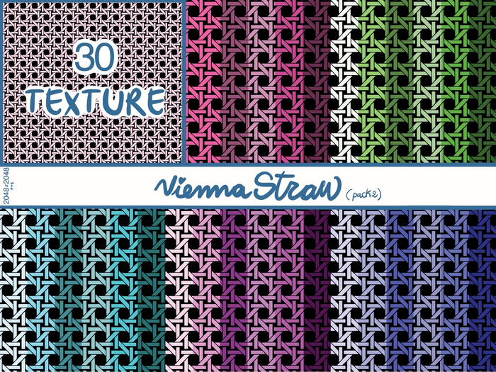 Vienna Straw (pack2)
