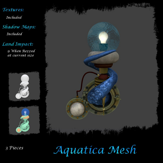 Aquatica Mesh - AM026231 Octopus Wall Lamp
