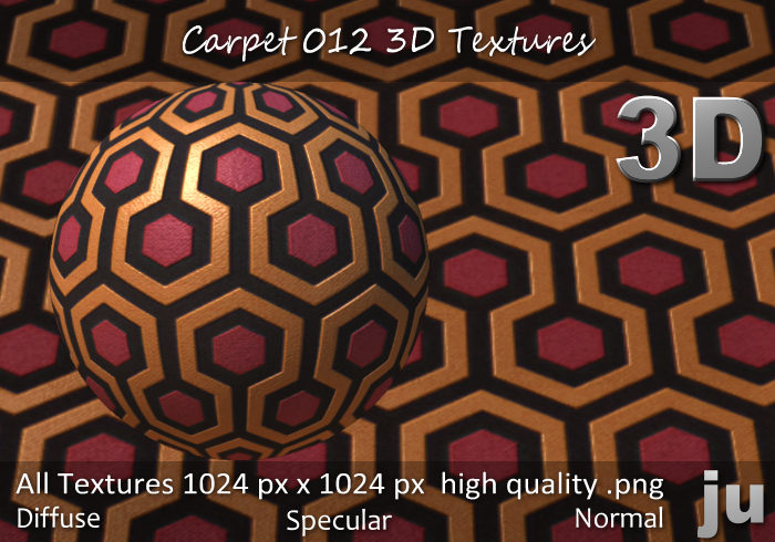 JU Carpet 012 3D Textures Full Perm