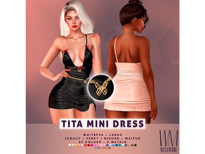[WellMade] Tita Mini Dress