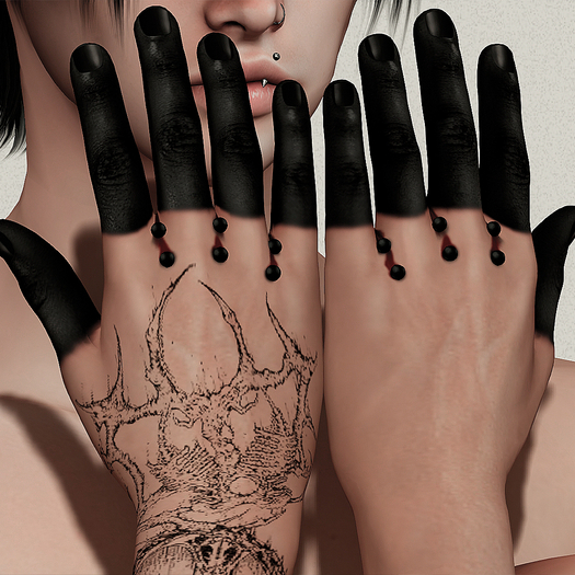 NOSTYLIST - PIERCING SET - ASH FINGERS