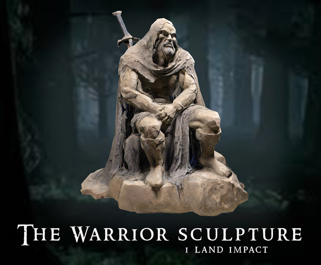 Mesh Entoty: The warrior Sculpture