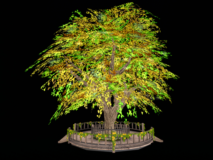 MC Garden Giant Tree Circular Bridge Set