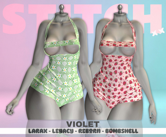 STITCH // Violet  // Romper // Fatpack