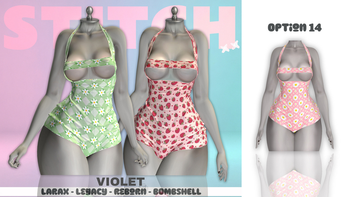 STITCH // Violet  // Romper // Option 14