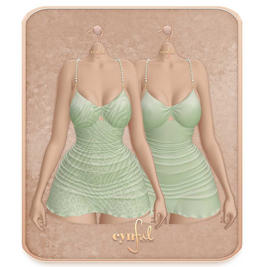 Cynful Your Muse - Mini Dress - Tea