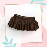 Brown Chain Skirt LARAX
