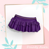 Purple Chain Skirt LARAX