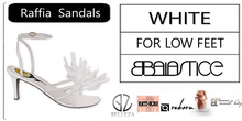 Baiastice_Raffia Sandals-White