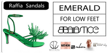 Baiastice_Raffia Sandals-Emerald