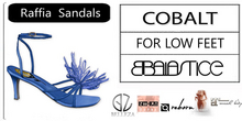 Baiastice_Raffia Sandals-Cobalt