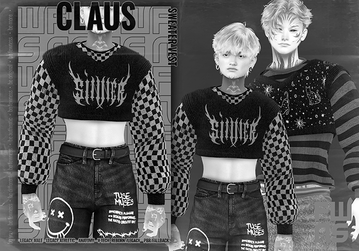 Fewness/Claus Sweater Vest/DEMO