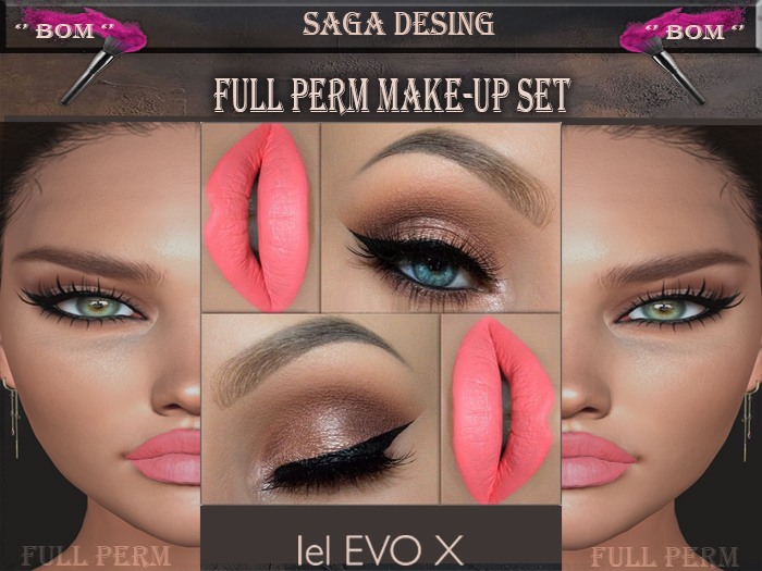 ''SaGa Design'' Full Perm Make-up New Set 04