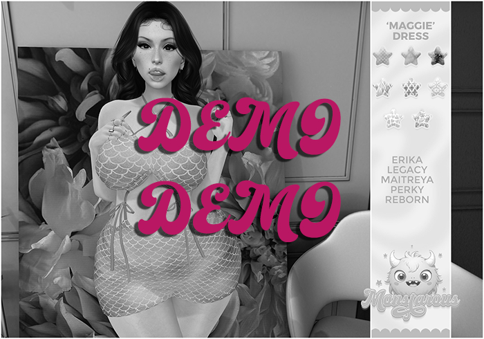 {Monstarous} Maggie Dress DEMOS