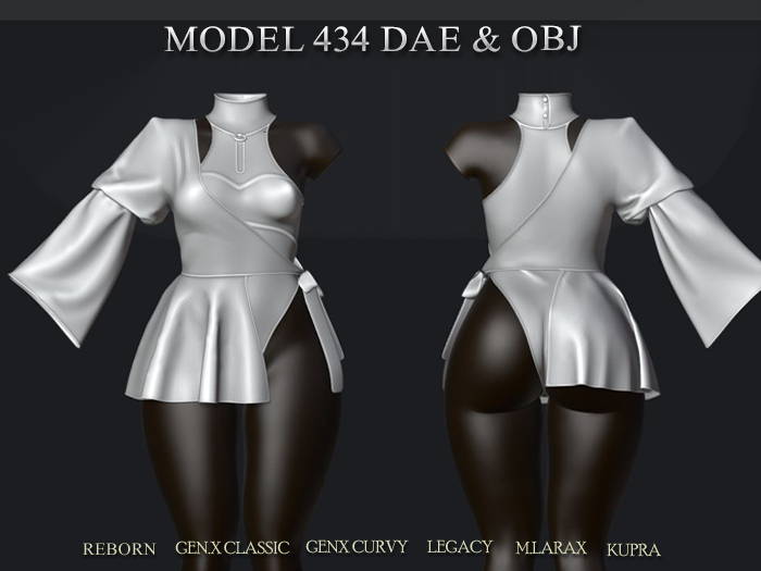 !GUTTO! MODEL 434  DAE & OBJ