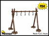 Second Life Marketplace - Meshuga PBR Medieval Drying Rack FULL PERM MESH