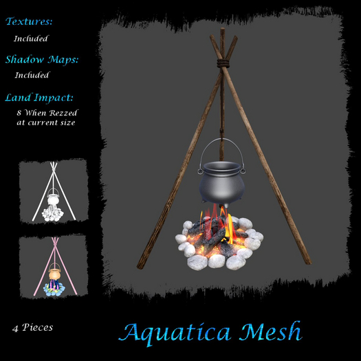 Aquatica Mesh - AM026223 Pot over Fire