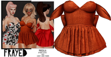 Frayed - Priscilla - Rust