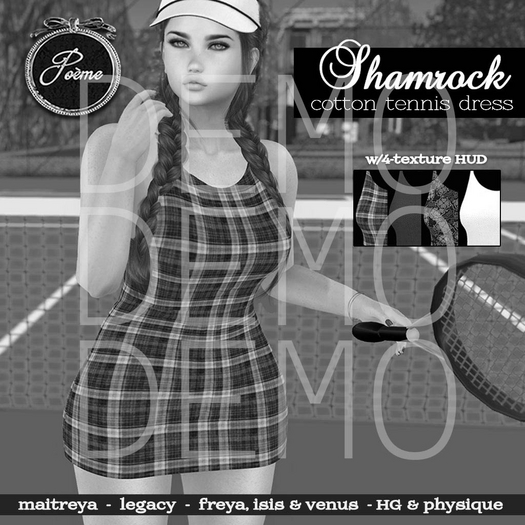 {Poeme} DEMO Shamrock Tennis Dress