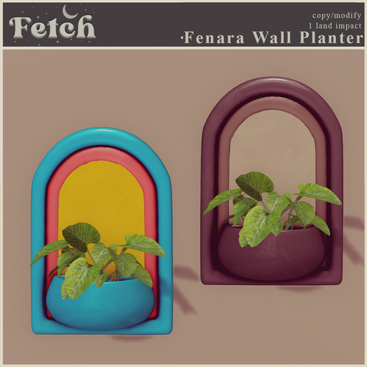 [Fetch] Fenara Wall Planter - FATPACK