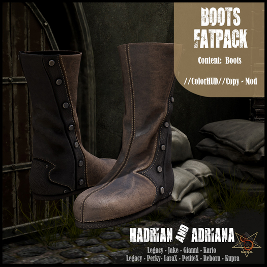 //RKS// Hadrian Boots - Fatpack