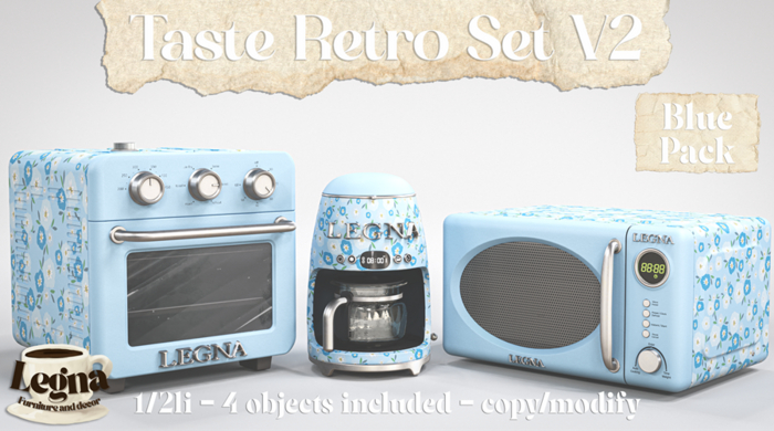 - Legna - Taste Retro Set V2 (Blue Pack)