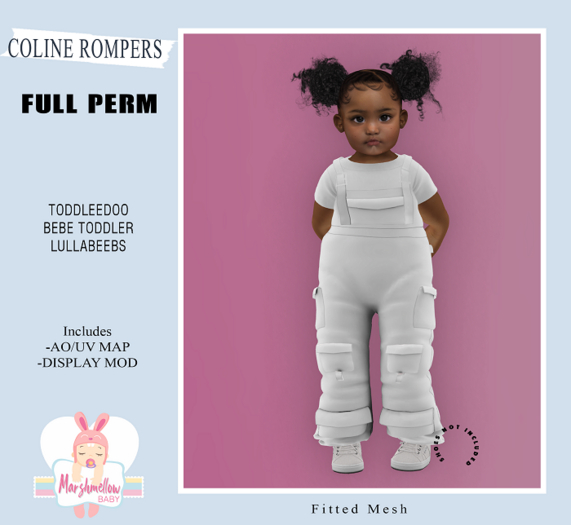 *MB* Full perm Coline Rompers (TD,BBT,LB)