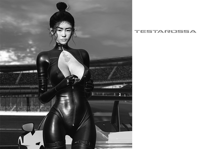 2faces - bodysuit - Testarossa
