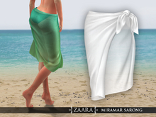 {Zaara} Miramar sarong *white*
