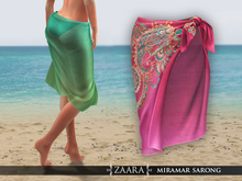 {Zaara} Miramar sarong *pink paisley*