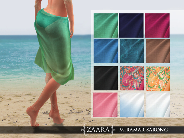 {Zaara} Miramar sarong *FATPACK*