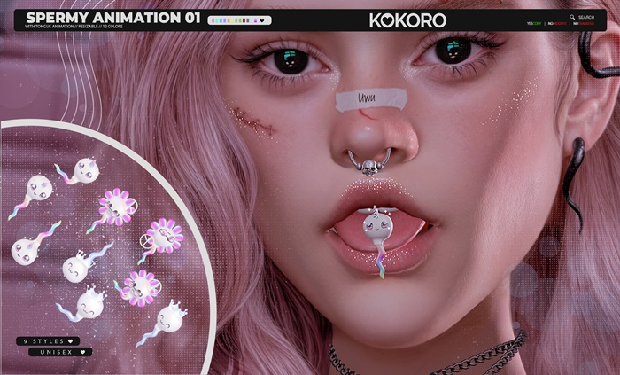 Kokoro - Spermy Animation 01 Unisex