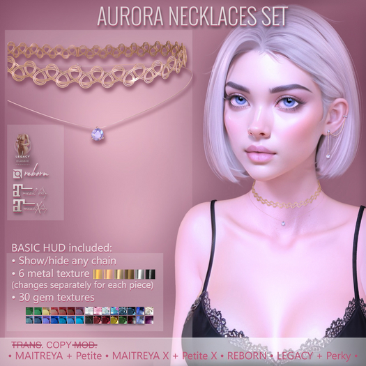 *AvaWay* AURORA Necklaces Set