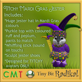 Titchy Mardi Gras Jester