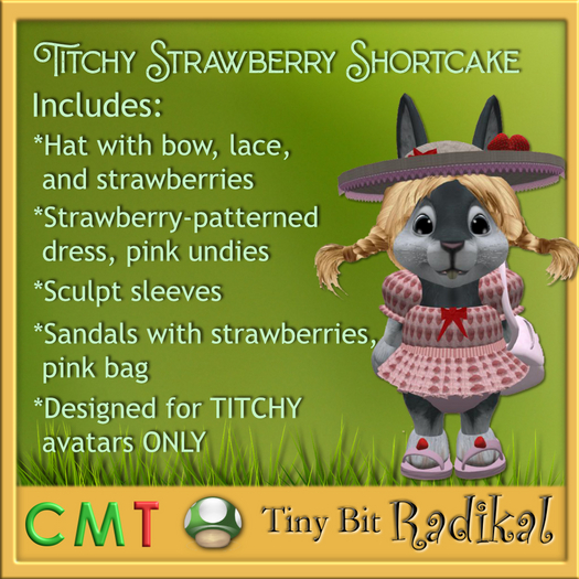 TBT011 Titchy Strawberry Shortcake
