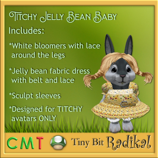 Titchy Jelly Bean Baby