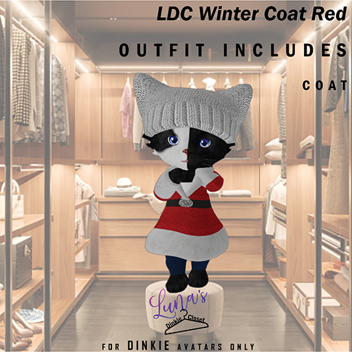 LDC Winter Coat Red