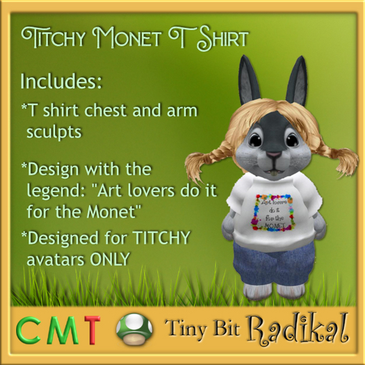 TBT015 Titchy Monet T Shirt