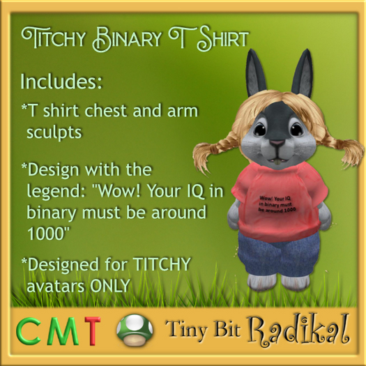 Titchy Binary T Shirt