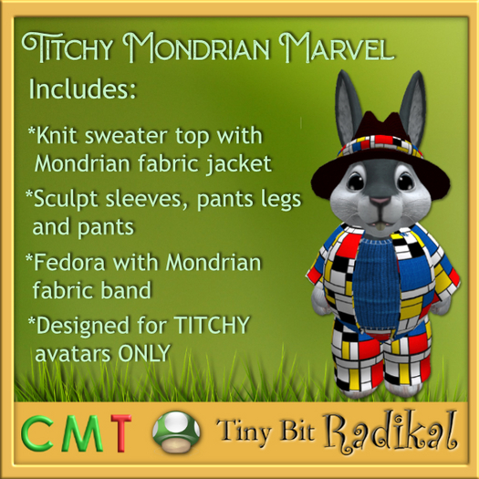 TBT028 Titchy Mondrian Marvel