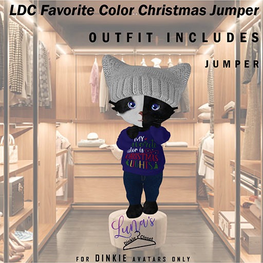LDC Favorite Color Christmas Jumper