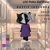 LDC Polka Dot Dress