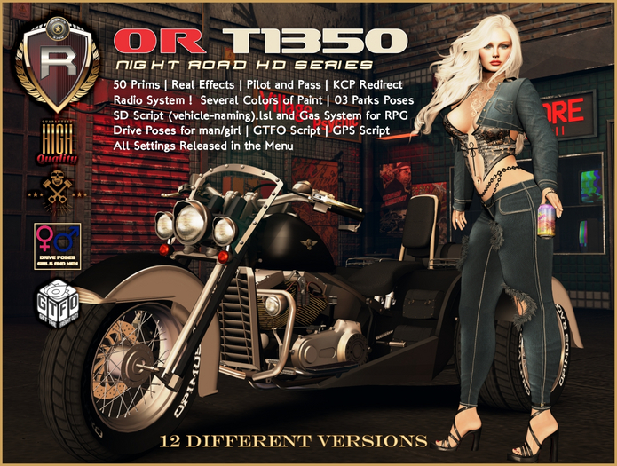 OR T1350 NIGHT ROAD HD SERIES 