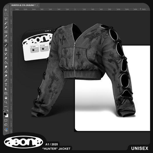 (aeone) "Hunter" jacket - CROSSED03