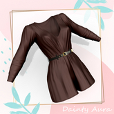 Brown Belt Romper LaraX