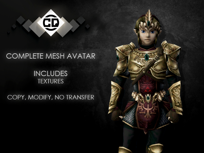 ◁.:CQ:. Link Magic Armor Bento Avatar▷