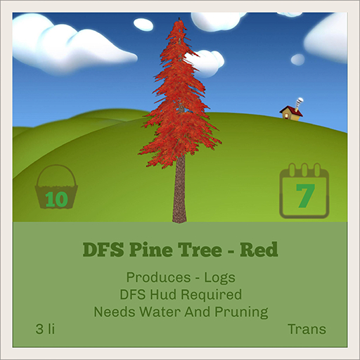 DFS Pine Tree - Red