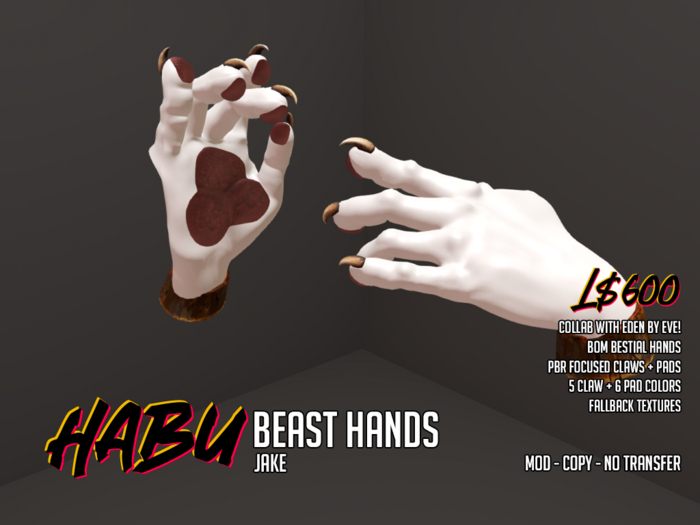 [HABU] Beast Hands v1.1 - JAKE
