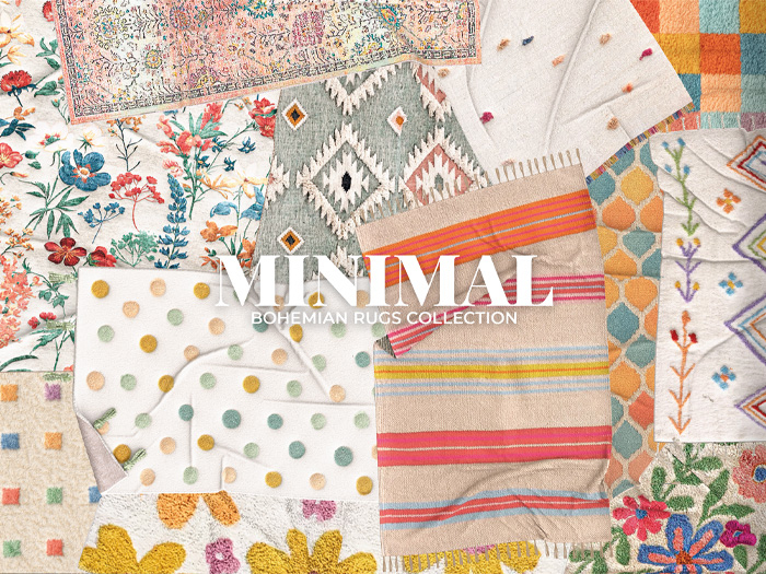MINIMAL - Bohemian Rugs Collection FATPACK