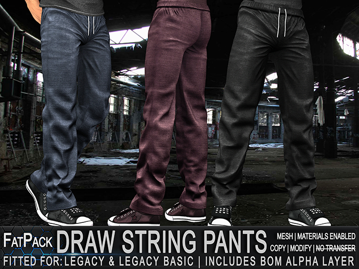 FATPACK - ZED 6x Legacy Casual Draw-String Pants - Male - COPY MOD